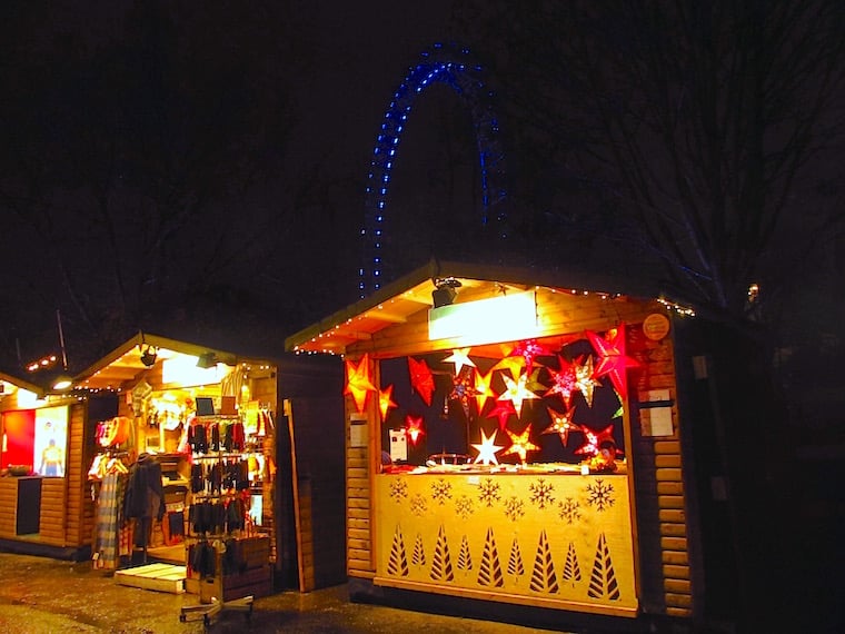 mercado de natal south bank londres