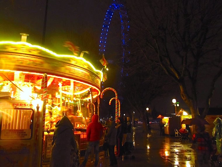 natal em londres london eye