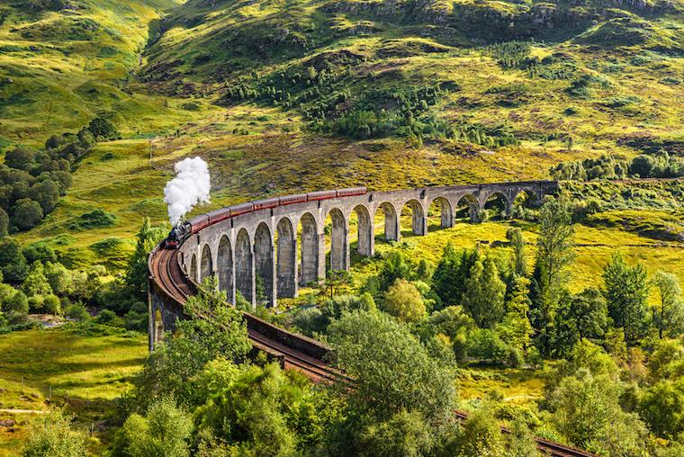 viajar de trem na europa hogwarts