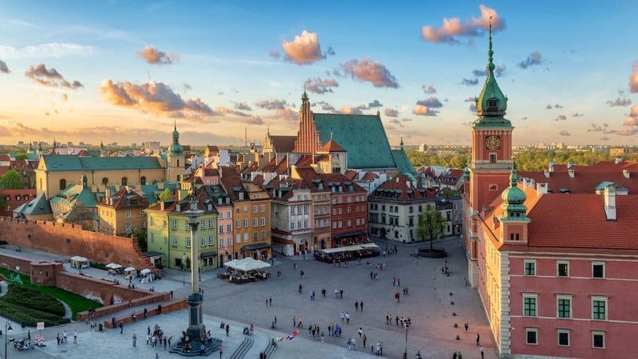 Centro histórico de Varsóvia, Polônia