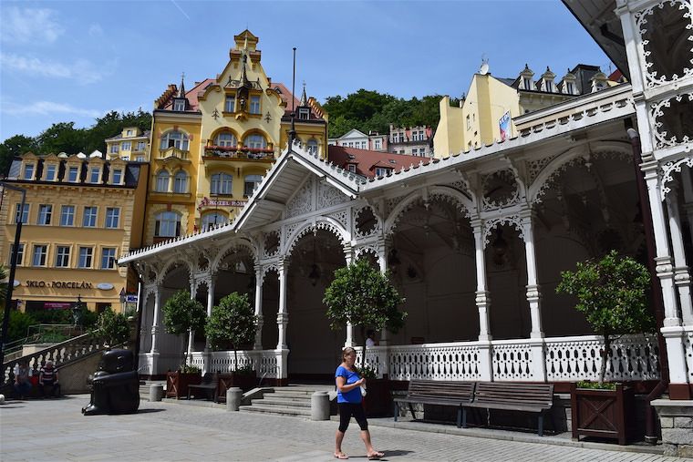 colunata do mercado karlovy vary república Tcheca