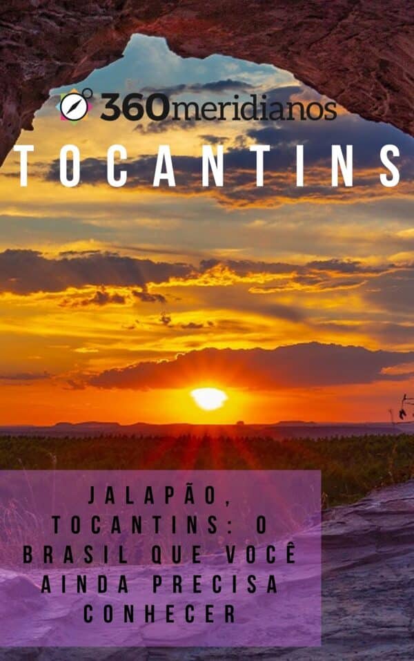 por do sol no jalapao laranja