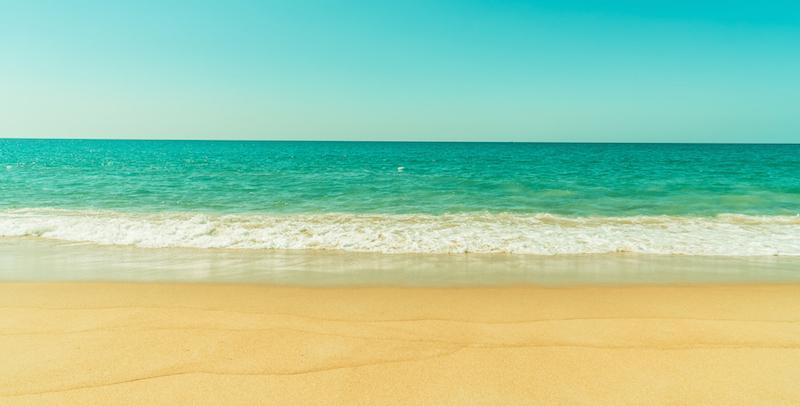 Mar azul - praia