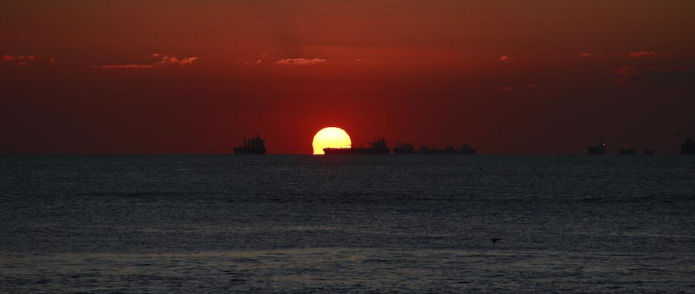 Mar no lado asiático de Istambul