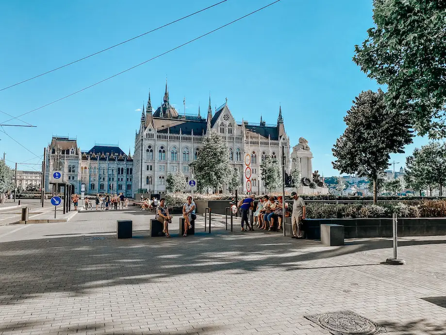 Foto do Parlamento Húngaro, em Budapeste