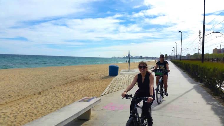 Rota em Bicicleta de Barcelona a Badalona