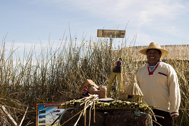 Ilhas Flutuantes de Uros, no Peru