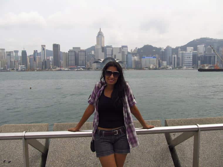 Naty em Hong Kong