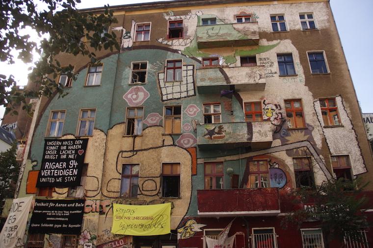 Casas ocupadas em Berlim