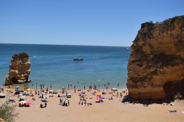 praias do algarve lagos portugal dona ana