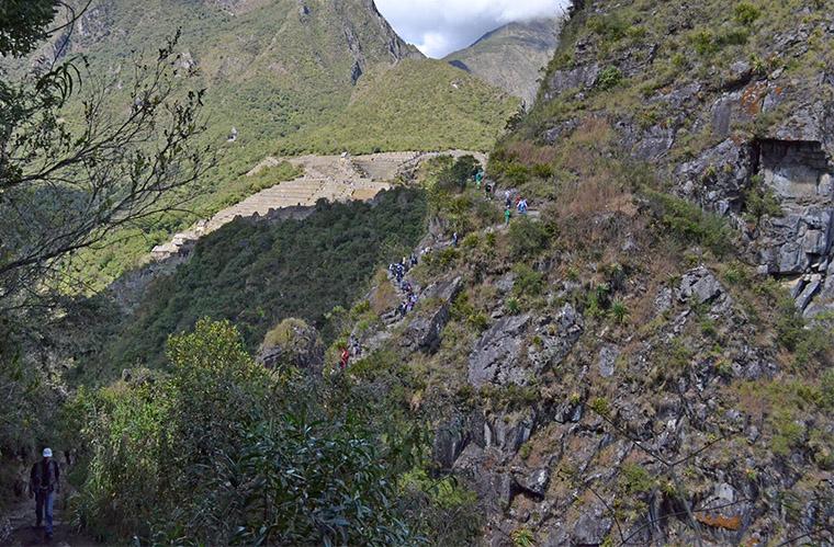 Huayna Picchu, trilha