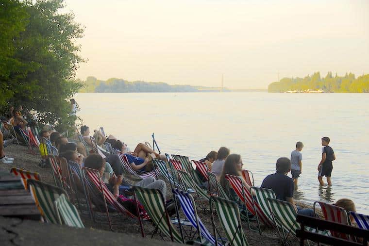 Praia romana de Budapeste