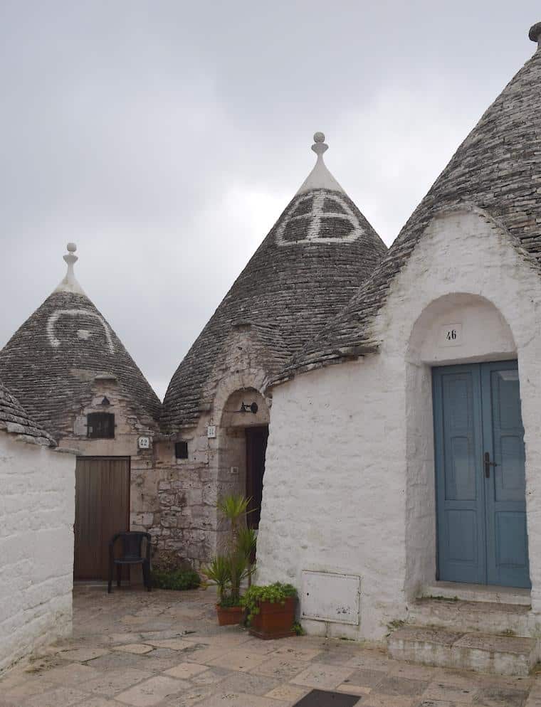 Alberobello e as casas Trulli simbolos