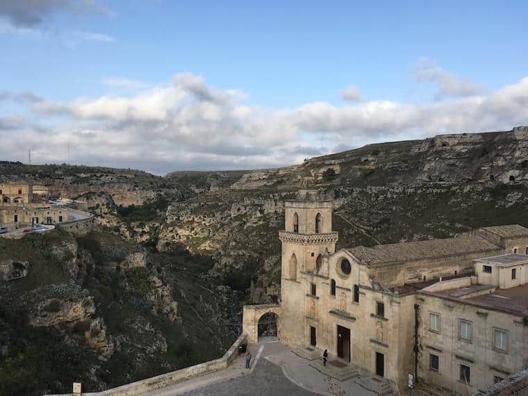 matera italia sassi igreja san pietro e vista