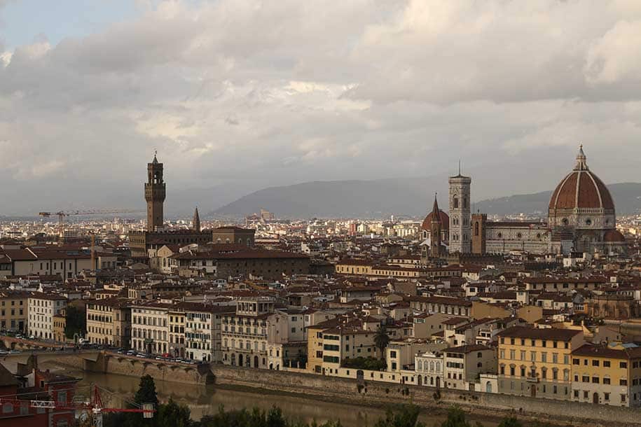 Florença, na itália. A toscana é ótima para road trips