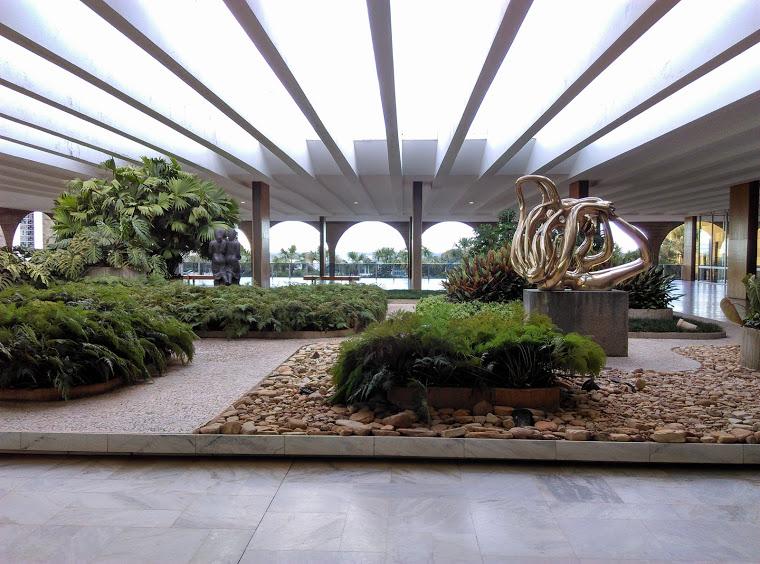 jardins do palácio do Itamaraty 