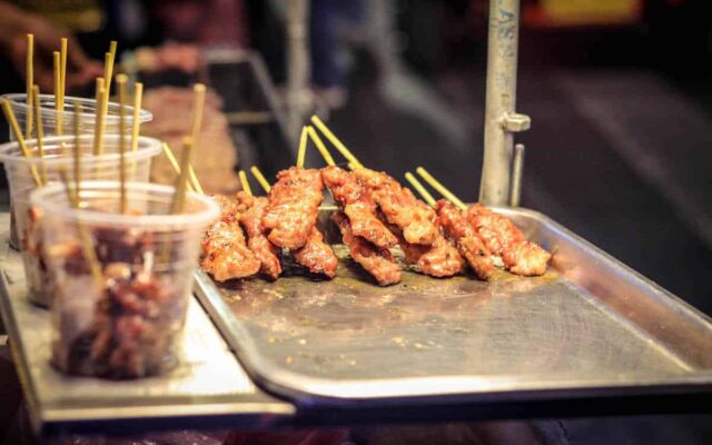 Comida de rua em Bangkok