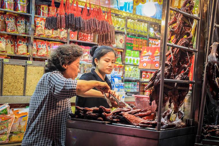 Comida de rua em Bangkok