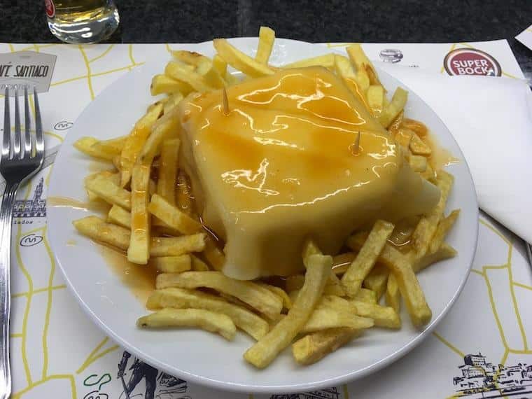 francesinha porto cafe santiago 1