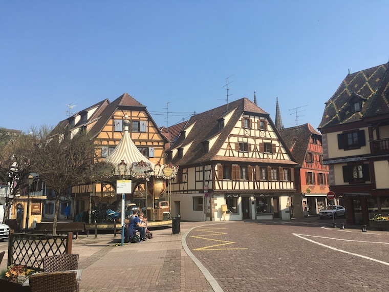 obernai alsacia frança carrosel