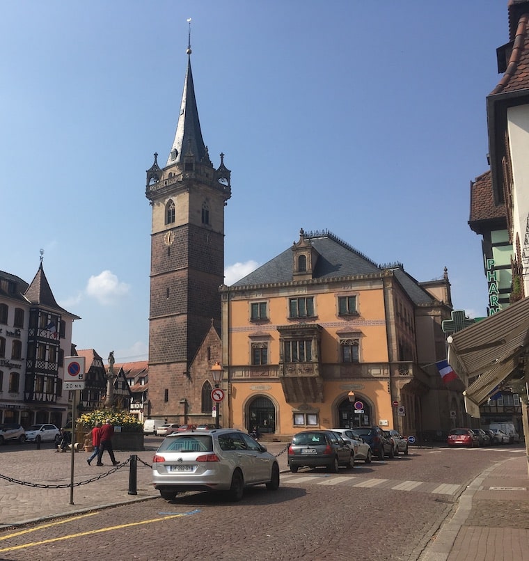 obernai alsacia frança hotel de ville