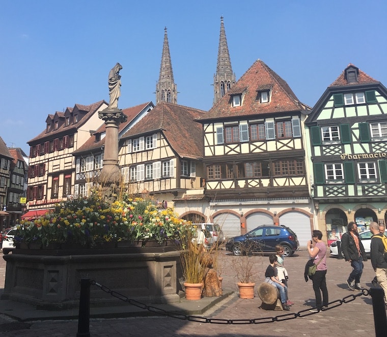 obernai alsacia frança praça