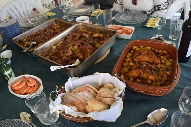 comida borrego serra da estrela no verão