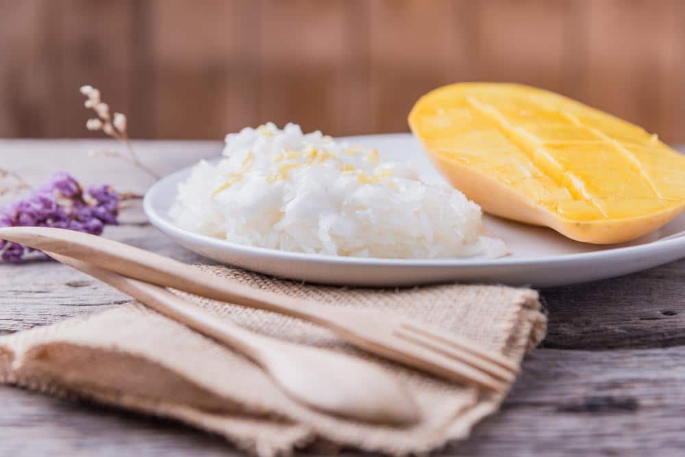 Mango Sticky Rice - Comida Tailandesa