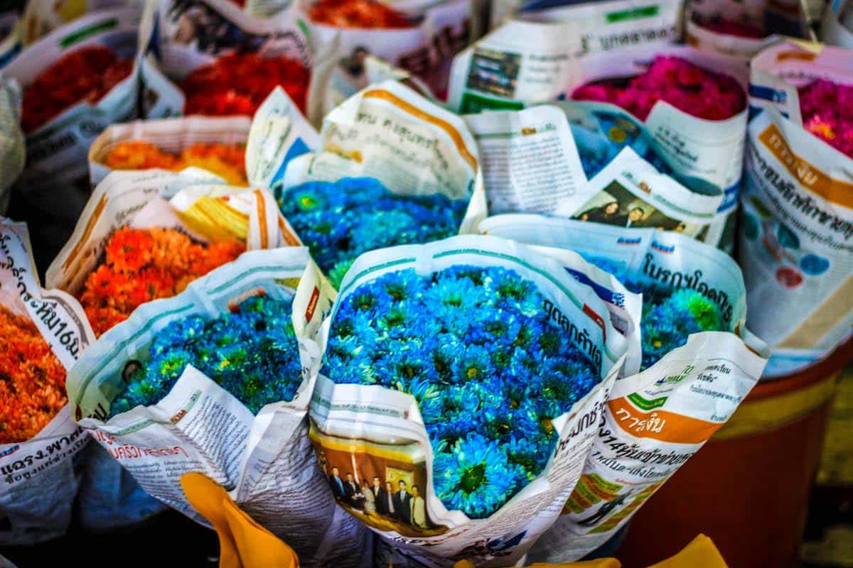 Mercado das Flores de Bangkok