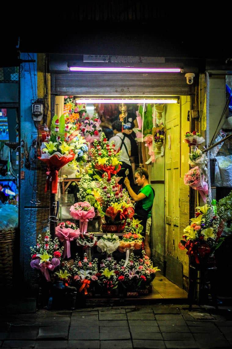 Mercado das Flores de Bangkok