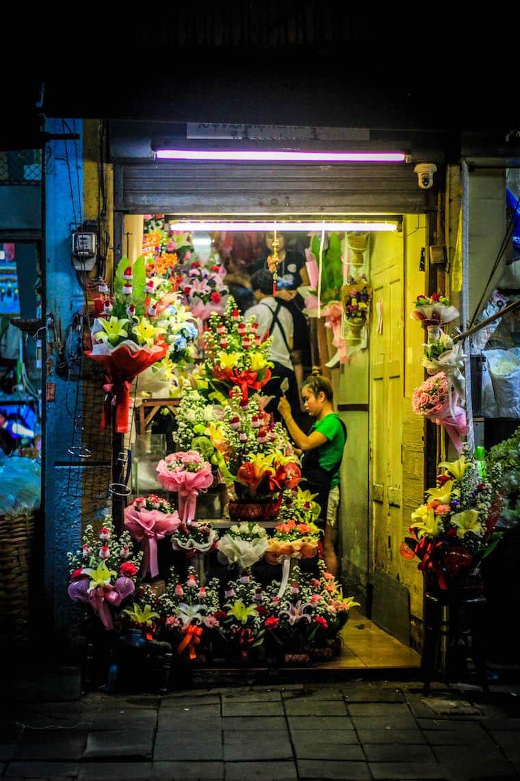 Mercado das Flores de Bangkok