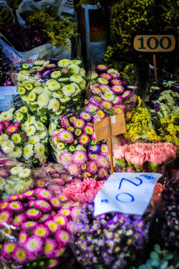 Mercado das Flores de Bangkok