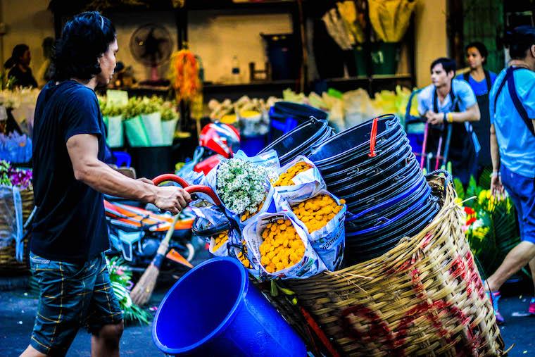 Mercado das Flores de Bangkok