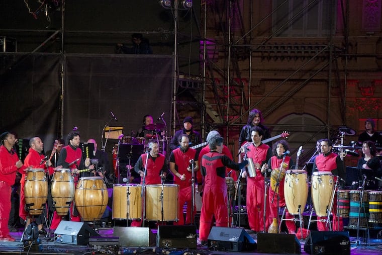 Bomba de tiempo, apresentação em Buenos Aires