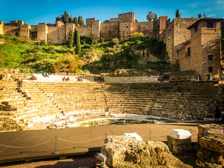 O que fazer em Málaga: Teatro Romano