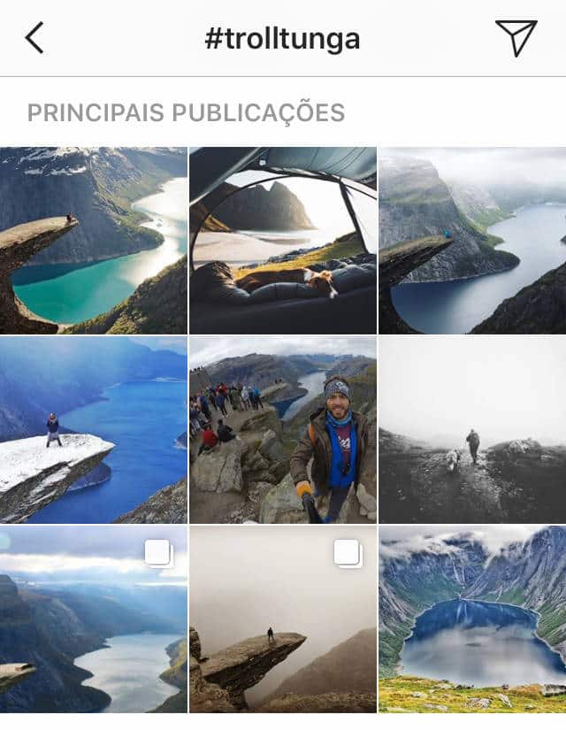 trolltunga instagram viagens