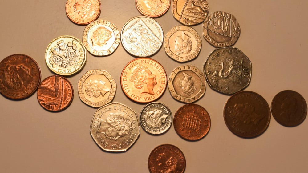 Moedas da inglaterra