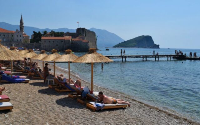 budva montenegro praia