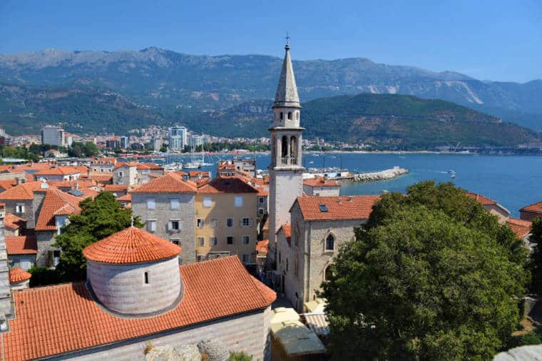 budva montenegro vista alto