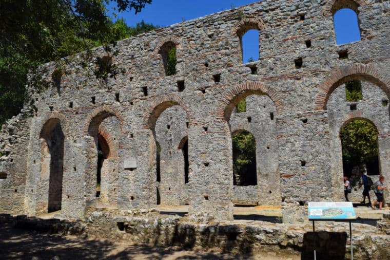 butrint albania antiga basilica