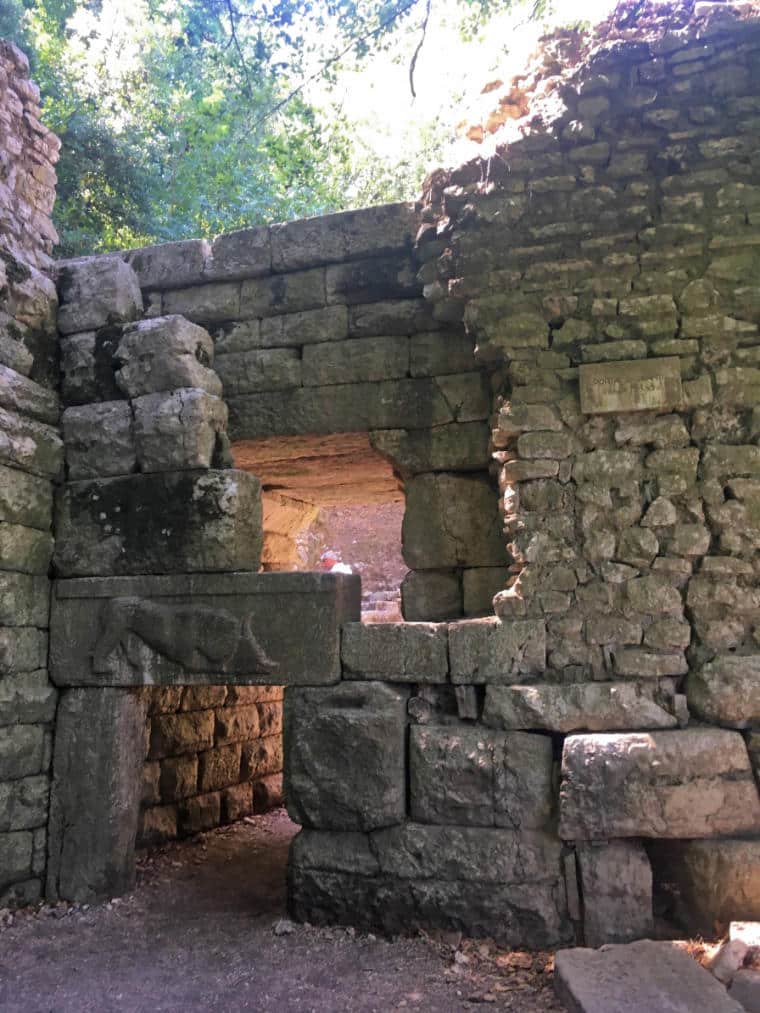 butrint albania lions gate