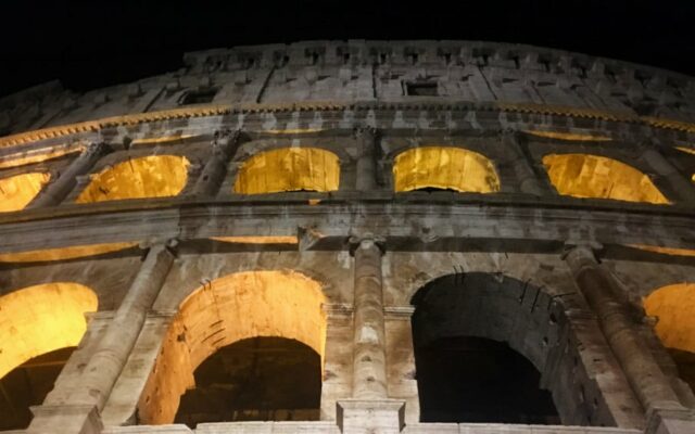 visita noturna coliseu roma