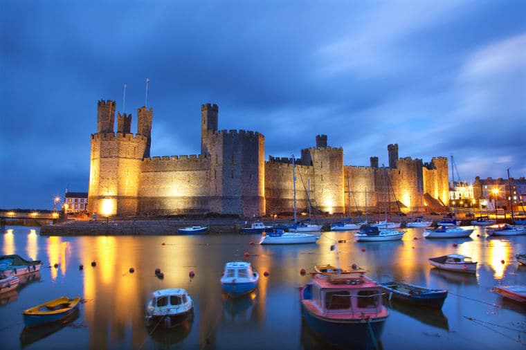 castelo de caernafon pais de gales