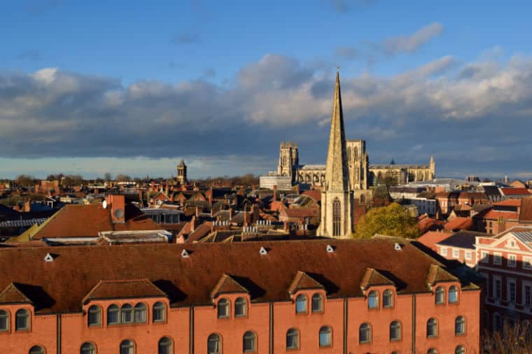 o que fazer em york inglaterra vista do alto