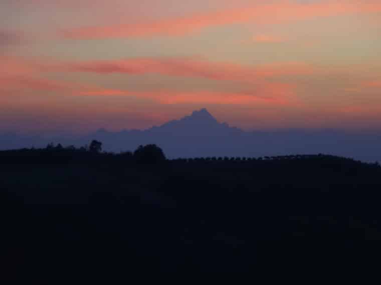 pôr do sol perfeito para colocar na moldura