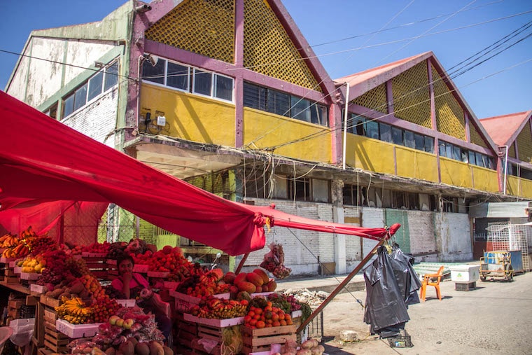 Mercado de Juchitán após do Terremoto no México