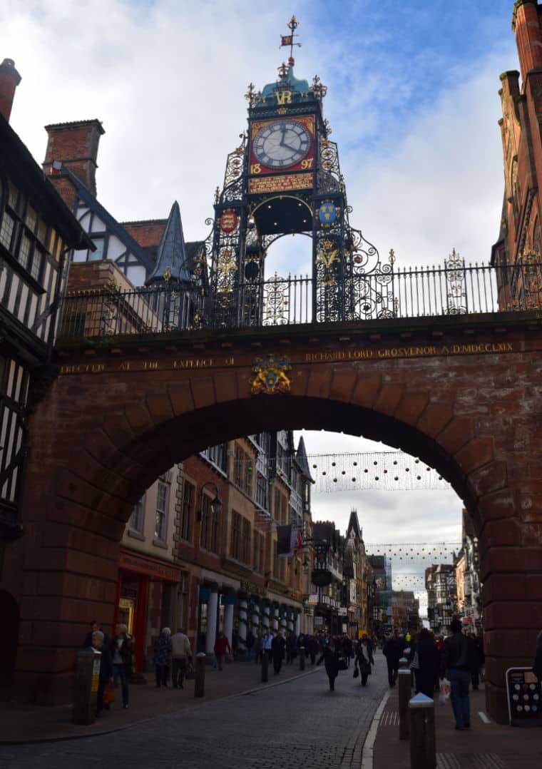 chester inglaterra eastgate clock