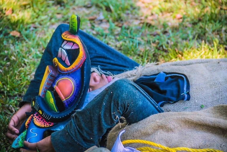 Jogo dos Diablitos, festa Boruca em Rey Curré