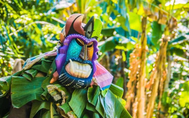 Jogo dos Diablitos, festa Boruca em Rey Curré