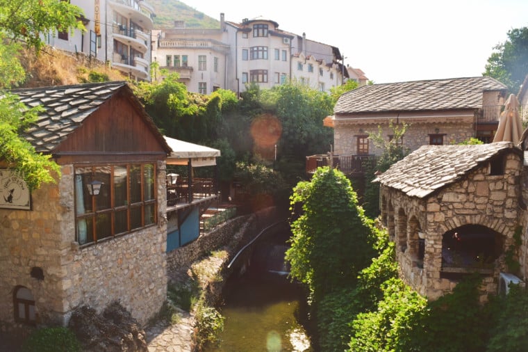 mostar bosnia herzegovina casas pedra